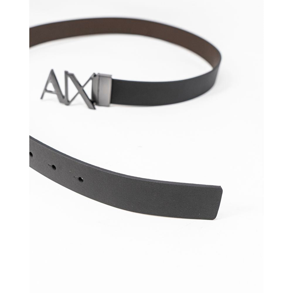 Black Leather Regular Belt