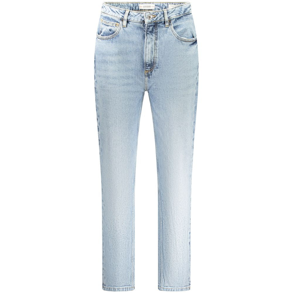Blue Cotton Women Jeans