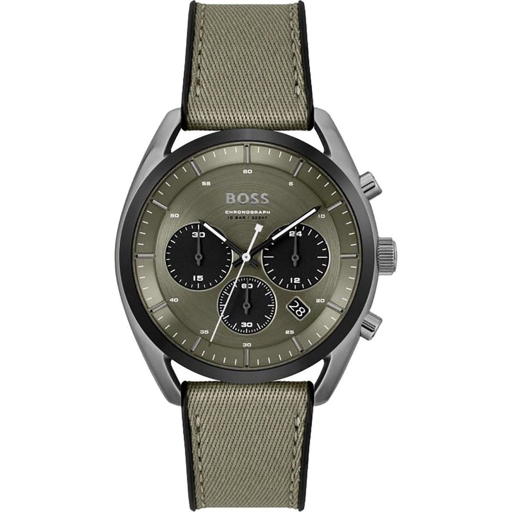 Bicolor Fabric Sport Watch