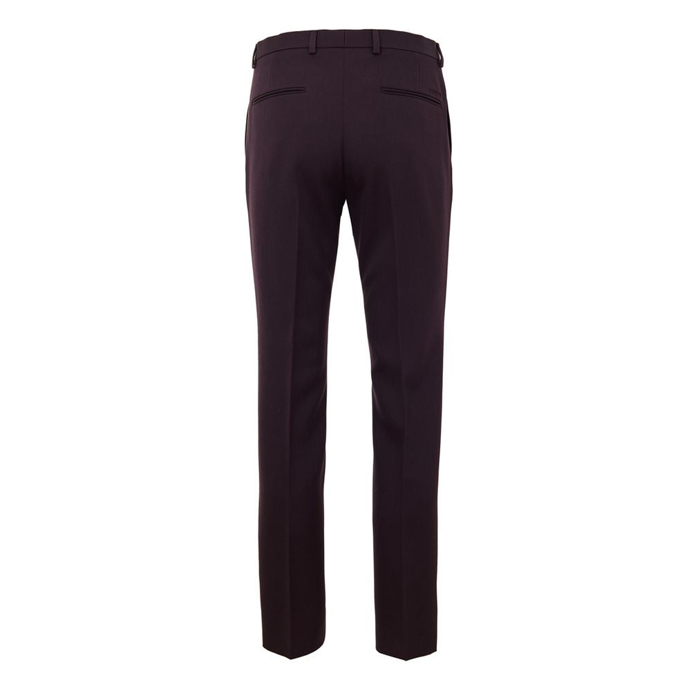 Bordeaux Wool Dress Pants