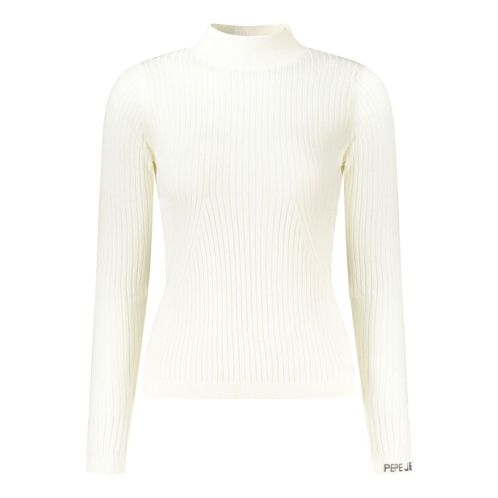 White Cotton Women Sweater