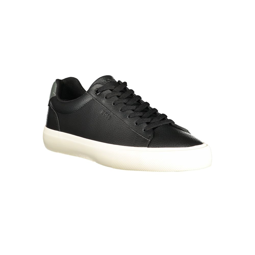Nero Poliuretano Uomo Sneaker