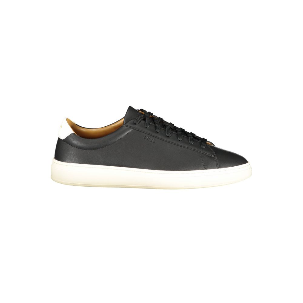 Nero Leather Men Sneaker